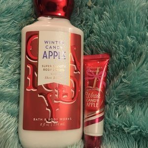 Winter Candy Apple lotion & lipgloss